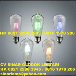 Lampu LED Filament Edison 4 watt Color